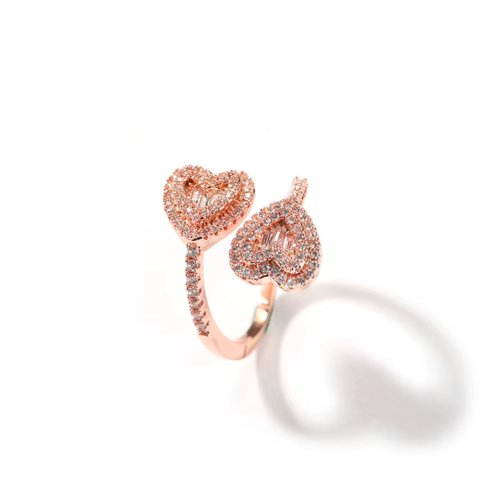 Double Heart Ring