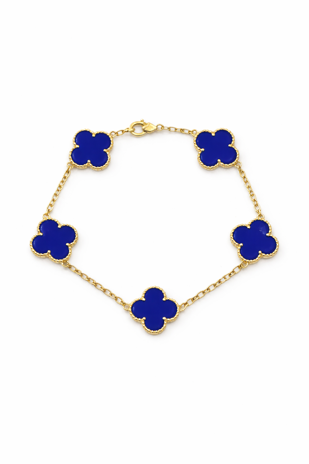 Blue Clover Bracelet